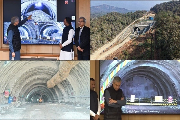 Tunnel breakthrough achieved in Palghar for Mumbai-Ahmedabad bullet train project