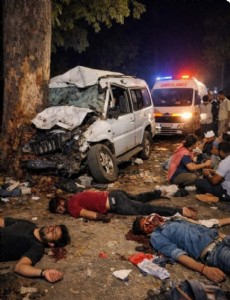 Horrific: 3 killed, 10 injured