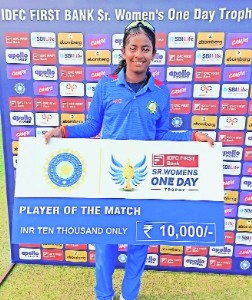 Arya hits 84 on her senior debut, Vid beat Chandigarh