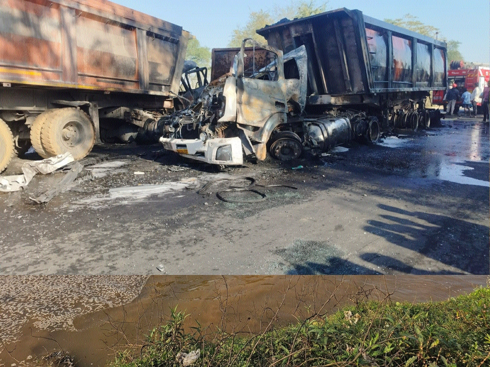 Three tractor trolleys laden with illegal stock of sand seized