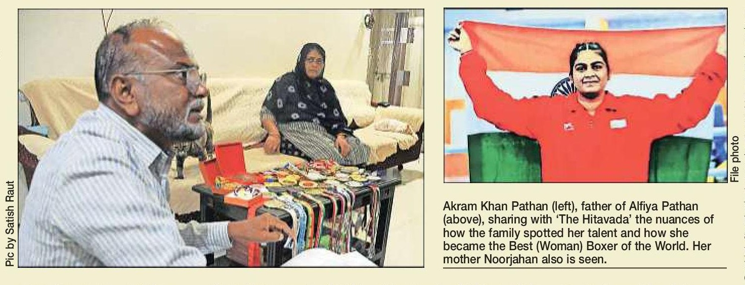 Of how they crafted Alfiya the champion boxer