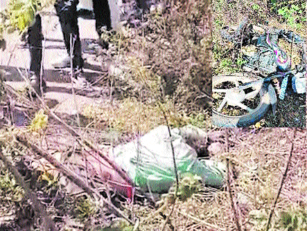 Speeding bus rams into  couple husband