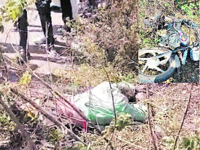 Speeding bus rams into couple husband; wife killed on the spot