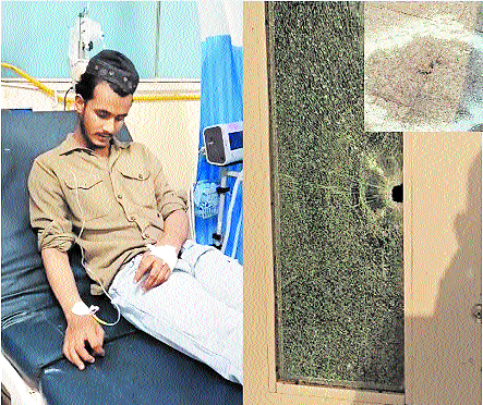 Shooters target rival at home