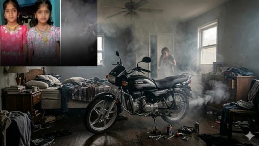 4 of a family die in Andhra after inhaling fumes from bike kept on all night