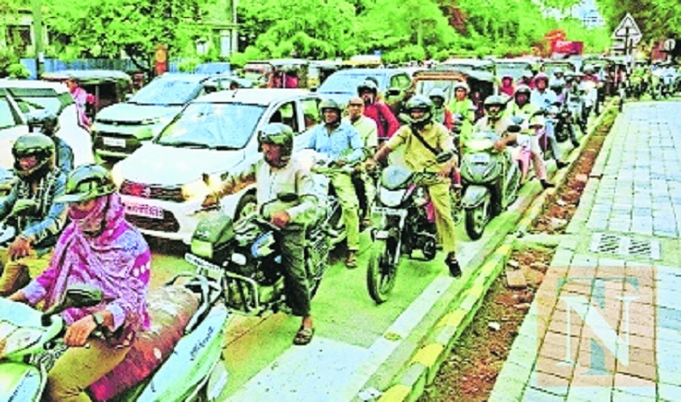 traffic in nagpur