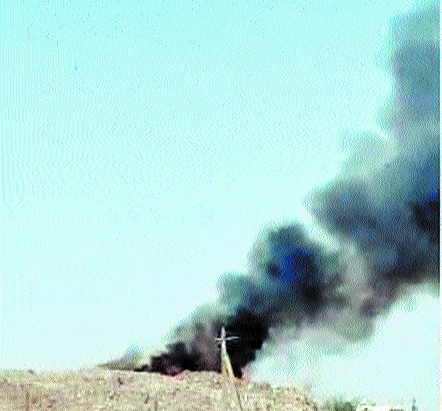 Massive fire at Adampur blankets