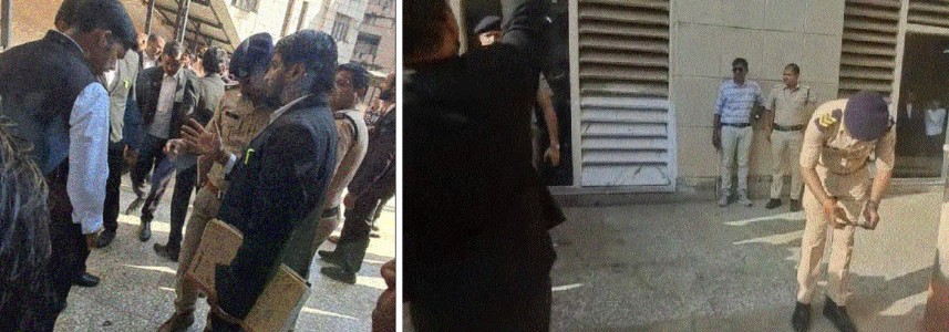 Bomb blast creates panic in District Court, Initial probe reveals, the blast may have been caused by a Pipe Bomb