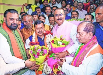 Ministers hail victory as NDA sweeps all 5 RS seats in Bihar