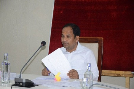 Collector reviews progress of various departmental activities