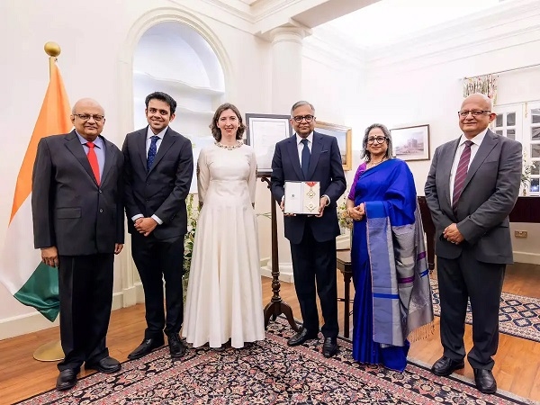 UK confers Knighthood on Tata Group Chairman Chandrasekaran