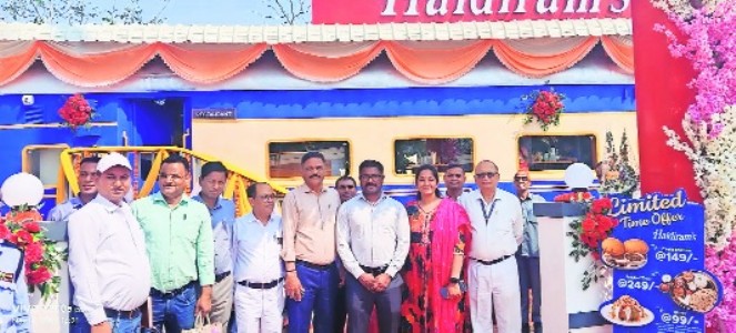 Haldiram’s Rail Coach Restaurant opens at Gondia Railway Station