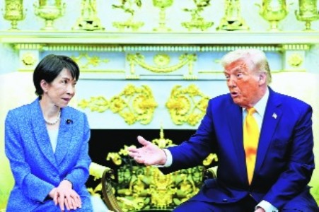 Only Trump can bring peace: Japanese PM