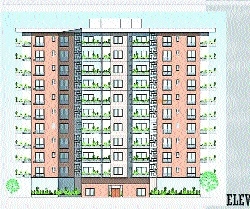 In a first 15-storey building for 