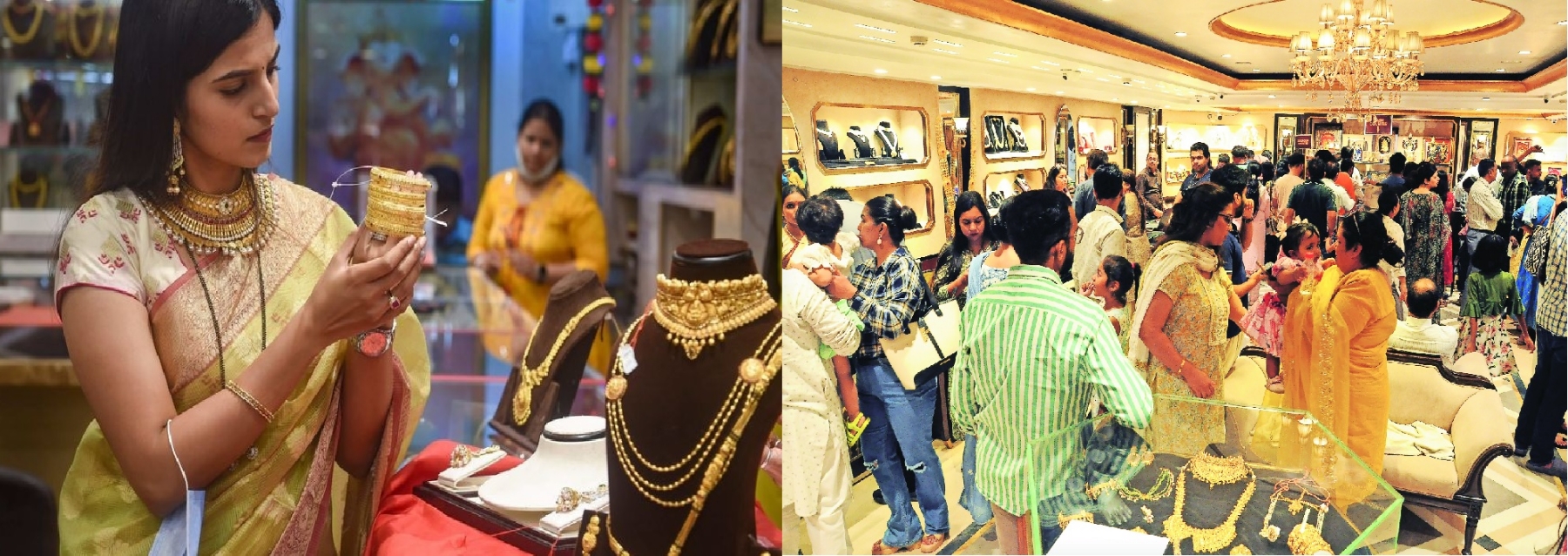 Gold plunges to a low of 