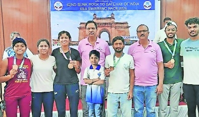 ASC swimmers shine in State level sea event