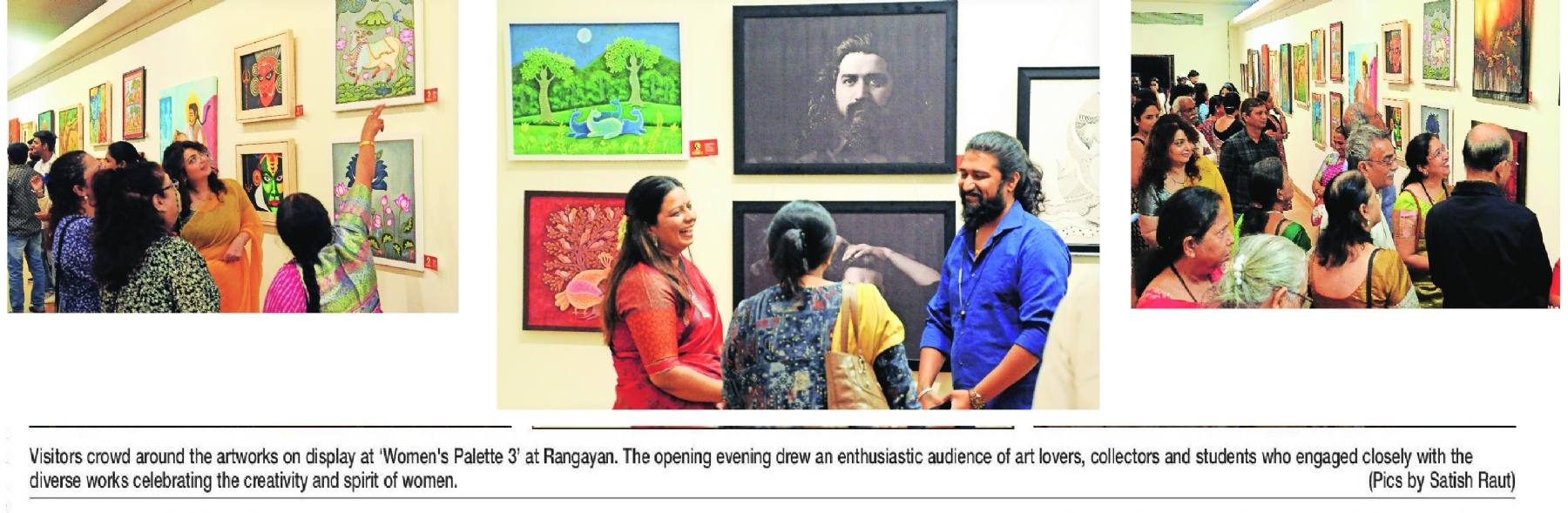 Womens Palette 3 illuminates Rangayan with strength and spirit of women