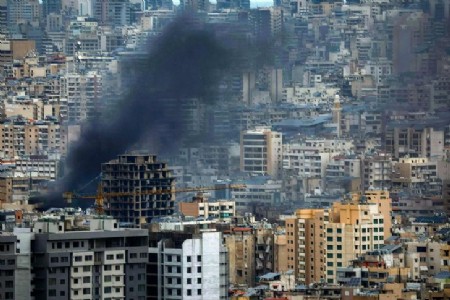 US strikes city home to Iranian nuclear sitewhile Tehran hits oil tanker off Dubai coast