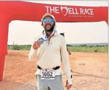 Dhruv finishes160 kms race inRann of Kutch