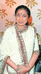 Asha Bhosle admitted