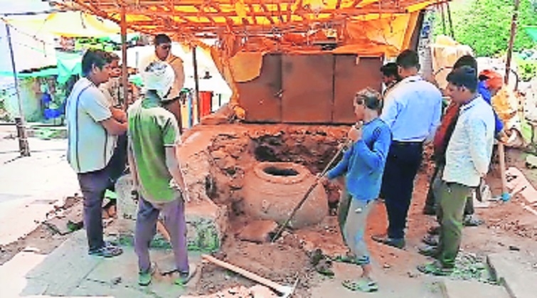 Speculation surrounding the discovery of a mysterious pot during