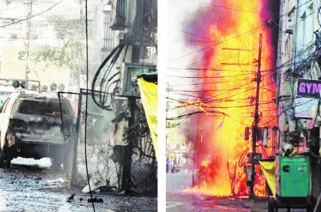 SUV charred as transformer fire triggers panic in MP Nagar Zone-2