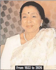 Asha Bhosle: Playful, plaintive or pop,India’s voice for every mood, falls silent