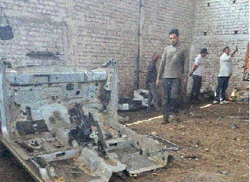 Two held for scrapping 