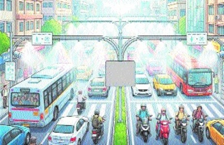 BMC to deploy mist sprinklers at major crossings to combat heatwave, pollution