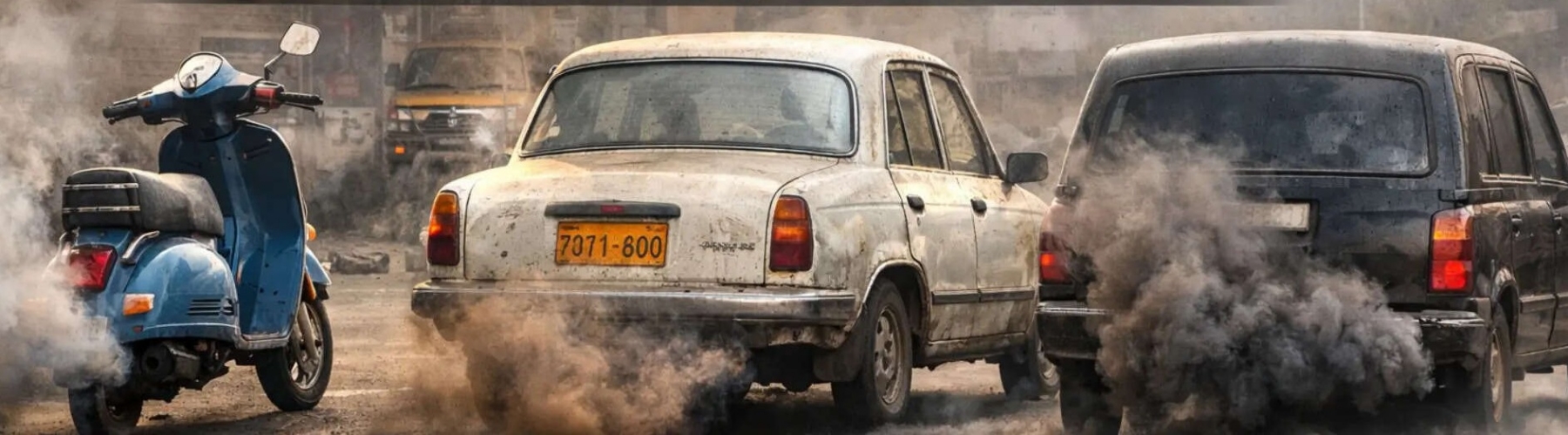 double the Green Tax on vehicles older than 15 years