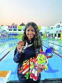National swimmer Tanvi 