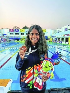 National swimmer Tanvi scores 92% in CBSE 10th
