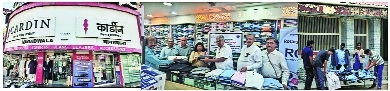 Rotary Club Nagpur and Cardin showroom Dharampeth launch clothes donation drive