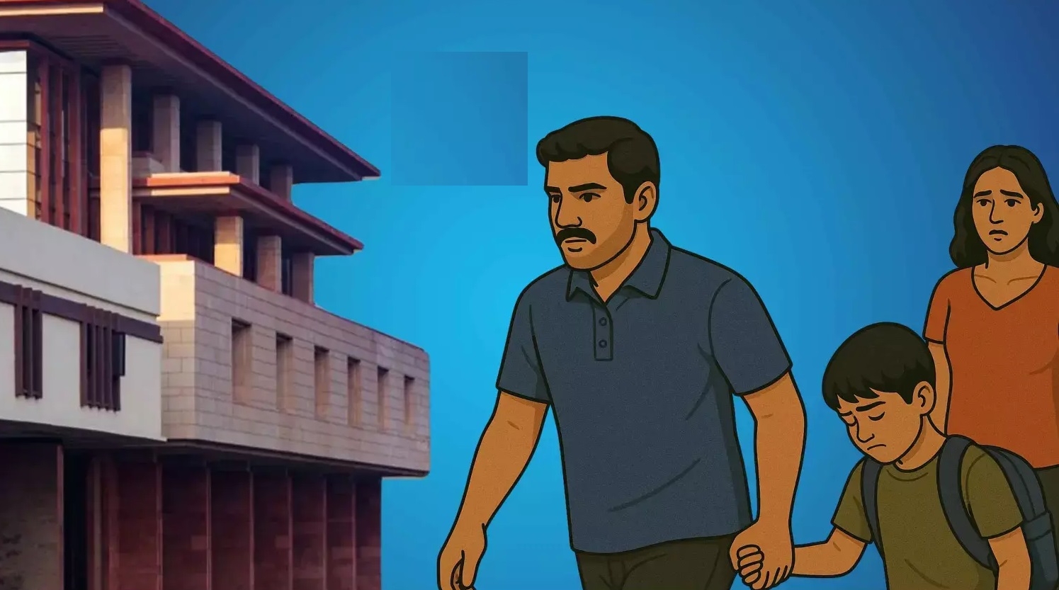 I want to stay with my father