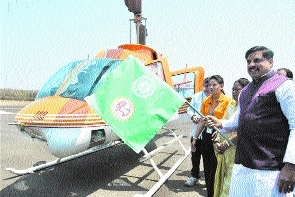 helicopter service launched