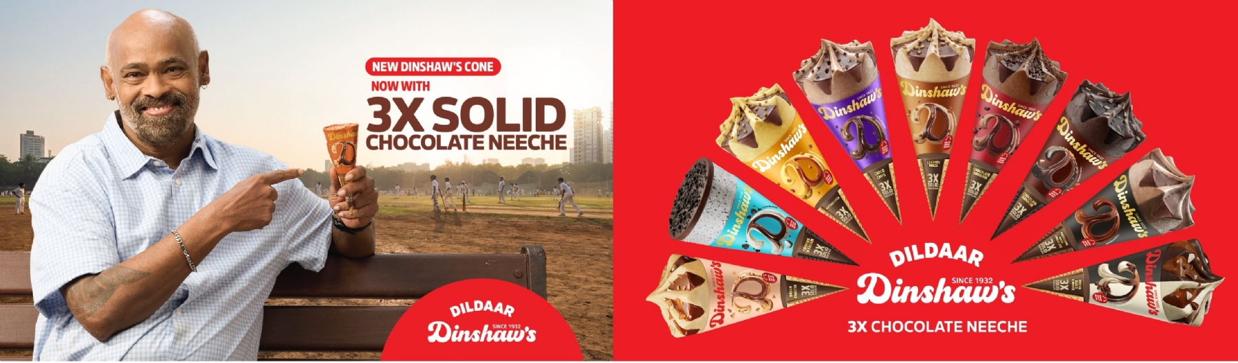 Dinshaws unveil new campaign featuring Vinod Kambli