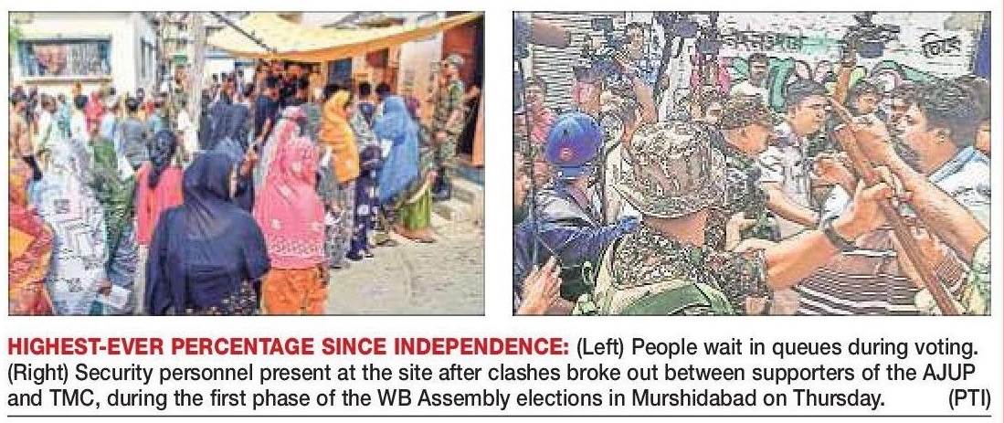 more than 90 percent voting bengal