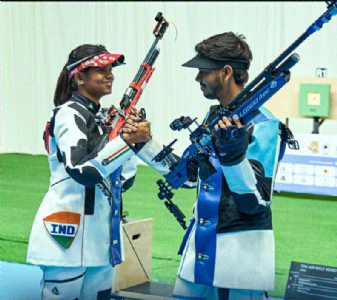 ISSF World Cup 2026 Divyanshu, Shambhavi strike gold