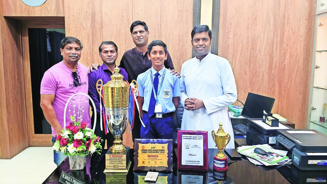 SFS Gaikwad bags SGFI tennis gold 
