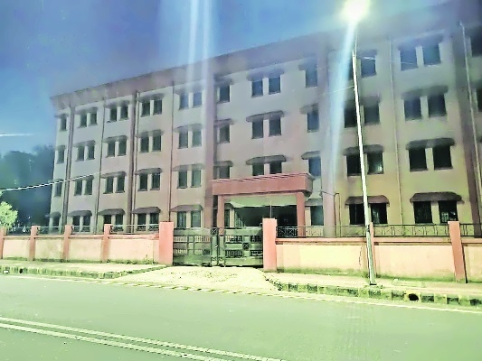 The girls hostel on Freedom Park road awaiting inauguration