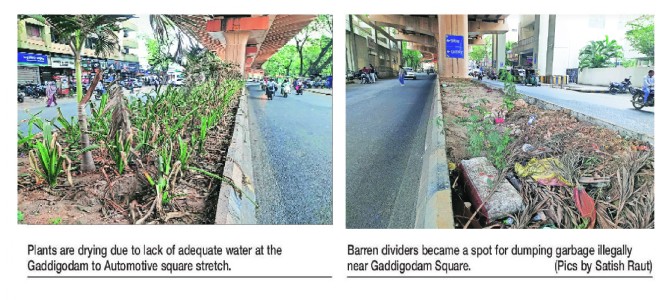 Rs 1.5 cr beautification project on Kamptee Rd bites the dust