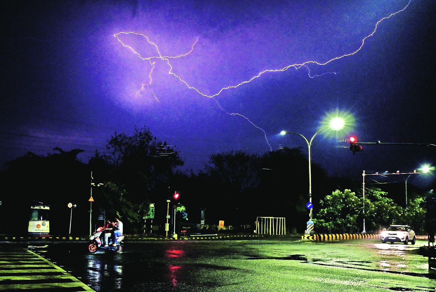 Lightning in nagpur