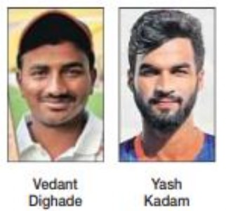 Dighade, Kadam hundreds help Navniketan club finish on top