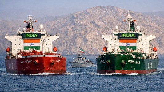 India-flagged LPG tanker Green Sanvi crosses Strait of Hormuz