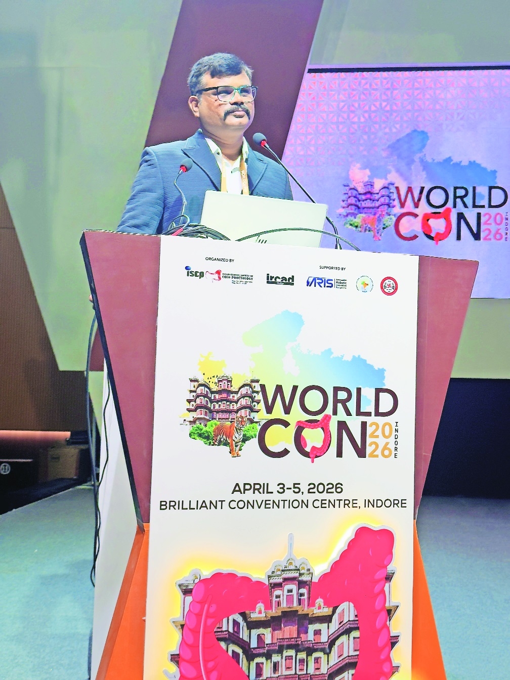 Dr Praveen Sahave showcases Integrative Proctology Excellence at WorldCon 2026