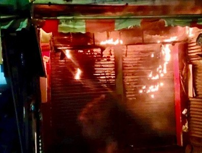 Grocery shop gutted in Belbag area, no casualties reported