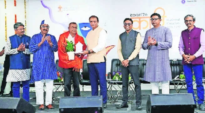 M J Colleges Tekade honoured 