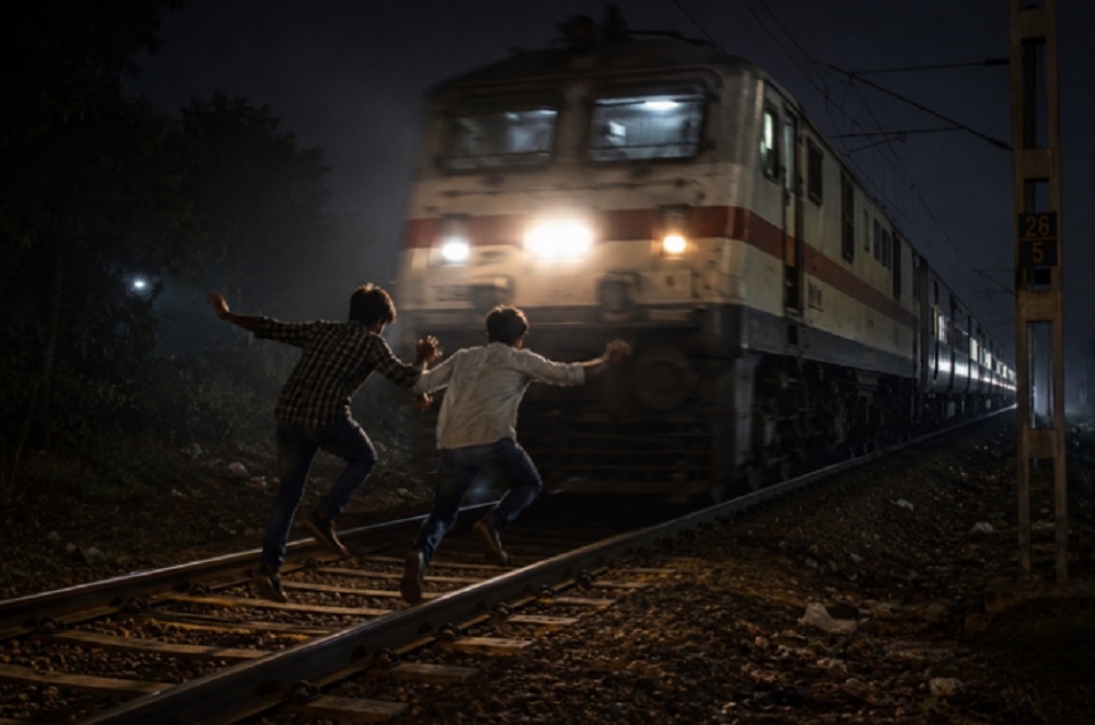 Two youths end life ontracks in Ujjwal Nagar