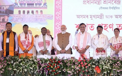 Himanta takes oath for 2nd term, 4 MLAs sworn in as Ministers