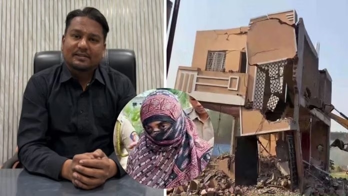 Illegal structures razed at properties of AIMIM leader accused of sheltering TCS case accused